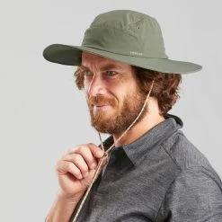 Hiking Clothing Forclaz Trek 500, Anti-UV Hiking Hat