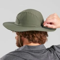 Hiking Clothing Forclaz Trek 500, Anti-UV Hiking Hat