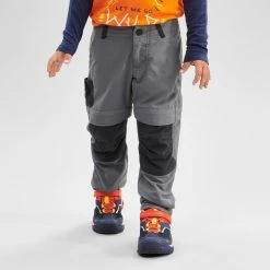 Hiking Clothing Quechua MH500, Convertible Hiking Pants, Kids'