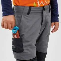 Hiking Clothing Quechua MH500, Convertible Hiking Pants, Kids'