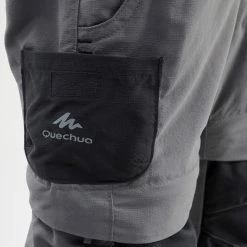Hiking Clothing Quechua MH500, Convertible Hiking Pants, Kids'