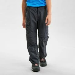 Hiking Clothing Quechua MH500, Convertible Hiking Pants, Kids'