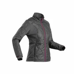 Forclaz Hiking Clothing Travel 500, 18°F Waterproof 3-in-1 Comfort Backpacking Jacket, Women's