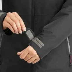 Forclaz Hiking Clothing Travel 500, 18°F Waterproof 3-in-1 Comfort Backpacking Jacket, Women's