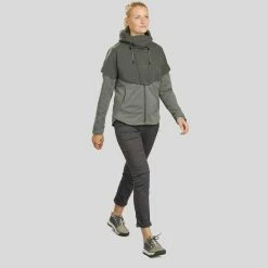 Quechua NH500, Hybrid Hiking Sweatshirt, Women's