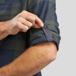 Forclaz Travel 100, Warm Hiking Shirt, Men's Hiking Clothing