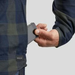 Forclaz Travel 100, Warm Hiking Shirt, Men's Hiking Clothing