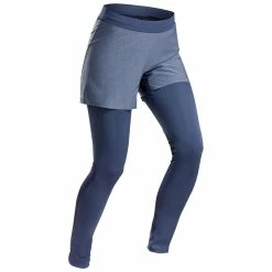 Quechua FH900, Short Hiking Leggings, Women's