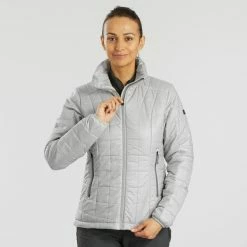 Hiking Clothing Forclaz Trek 100, Light Synthetic Down Hiking Jacket, Women's