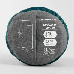 Hiking Clothing Quechua Arpenaz, 50° Cotton Camping Sleeping Bag
