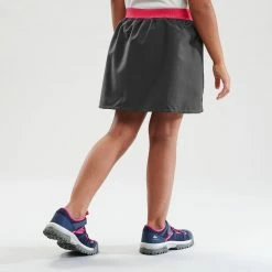 Hiking Clothing Quechua MH100, Hiking Skort, Kids'