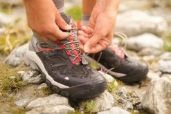 Hiking Clothing Quechua Crossrock, Mid Waterproof Lace-Up Hiking Shoes, Kids'