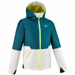 Quechua MH500, Waterproof Hiking Jacket, Kids'