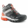 Quechua Crossrock, Mid Waterproof Lace-Up Hiking Shoes, Kids' Hiking Clothing