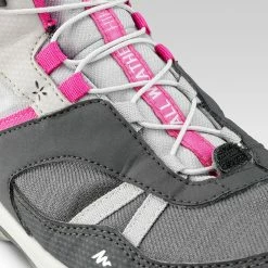 Hiking Clothing Quechua Crossrock, Mid Waterproof Lace-Up Hiking Shoes, Kids'