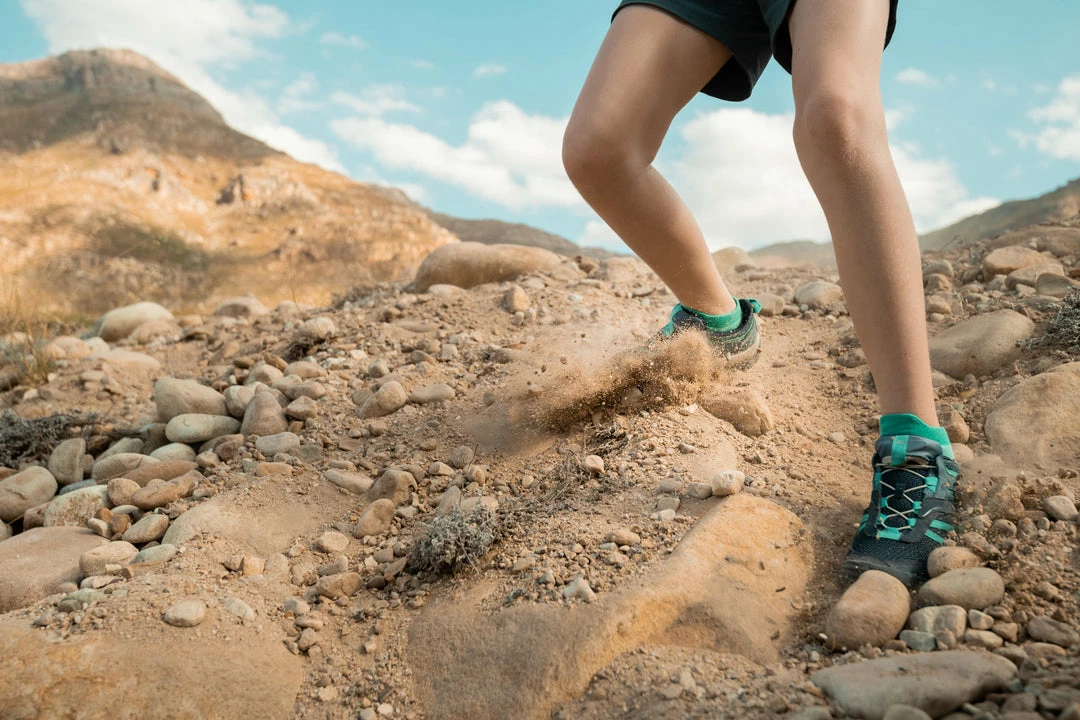 Quechua Crossrock, Low-Top Lace-Up Hiking Boots, Kids' Hiking Clothing