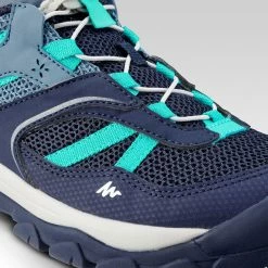 Quechua Crossrock, Low-Top Lace-Up Hiking Boots, Kids' Hiking Clothing