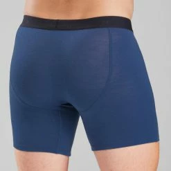 Hiking Clothing Forclaz Trek 500, Merino Wool Backpacking Boxer Shorts, Men's