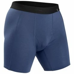 Hiking Clothing Forclaz Trek 500, Merino Wool Backpacking Boxer Shorts, Men's