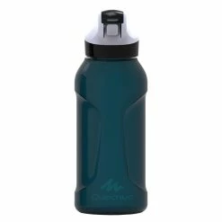Quechua Tritan 900, Instant Stopper + Pipette Plastic Hiking Water Bottle, 17oz