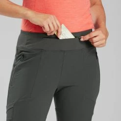 Forclaz Travel 500, Heavy-Duty Travel Backpacking Leggings, Women's