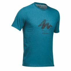 Quechua NH500, Organic Cotton Blend Hiking T-Shirt, Men's