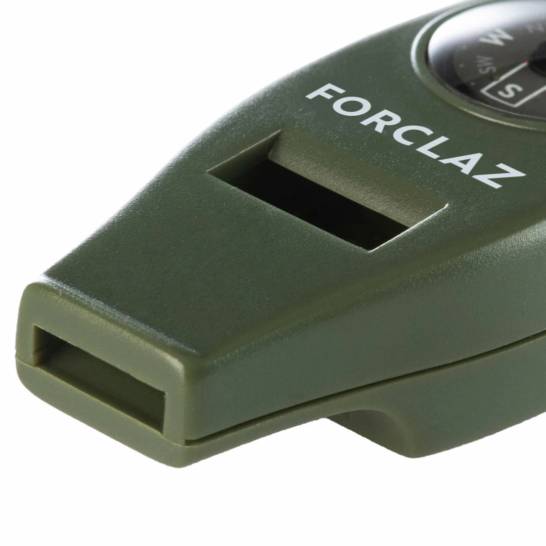 Geonaute 4-in-1 Survival Tool With Whistle Compass Thermometer And Magnifying Glass Hiking Clothing