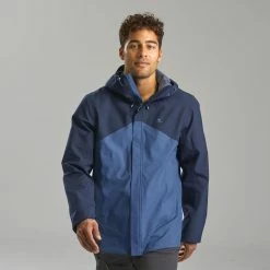 Hiking Clothing Quechua MH150, Waterproof Hiking Jacket, Men's