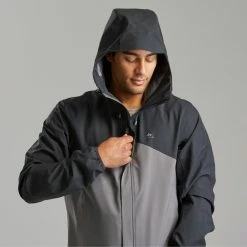 Hiking Clothing Quechua MH150, Waterproof Hiking Jacket, Men's
