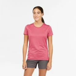 Quechua MH100, Short-Sleeved Hiking T-Shirt, Women's
