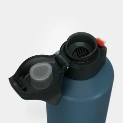 Hydration Quechua MH500 Quick-Opening Cap Recycled Aluminum Hiking Water Bottle 51oz