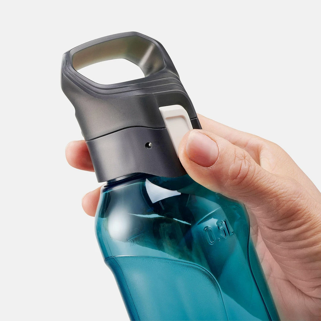 Hiking Clothing Quechua Tritan MH500, 0.5 L Plastic Quick-Open Hiking Flask
