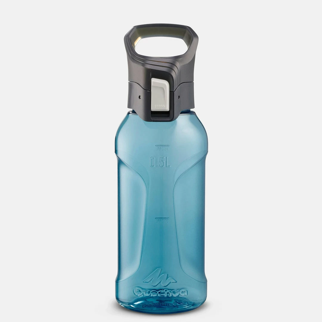 Hiking Clothing Quechua Tritan MH500, 0.5 L Plastic Quick-Open Hiking Flask