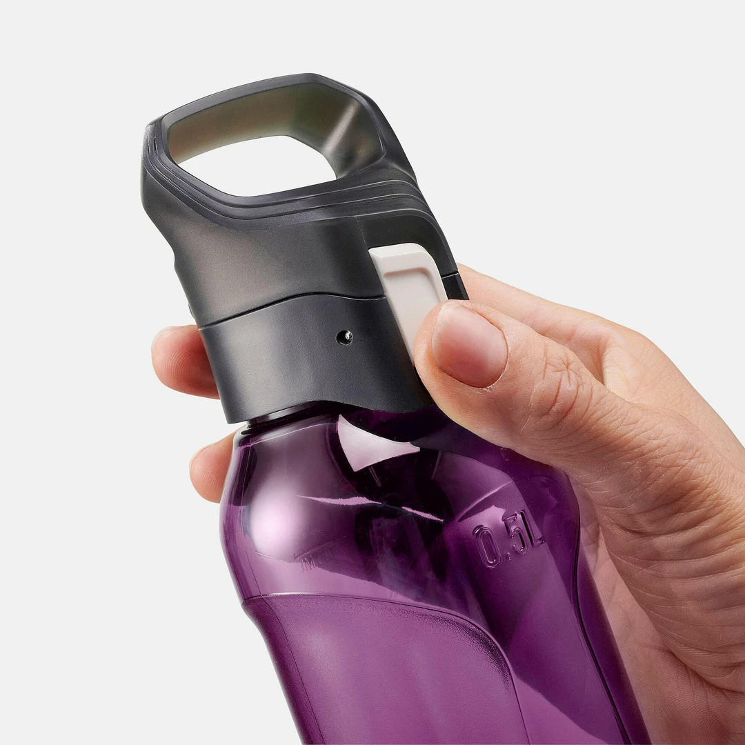 Hiking Clothing Quechua Tritan MH500, 0.5 L Plastic Quick-Open Hiking Flask