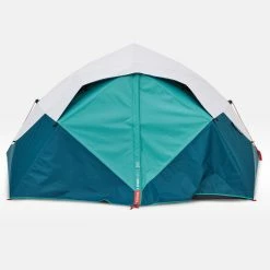 Quechua 2 Second Easy Fresh & Black, Waterproof Pop Up Camping Tent, 3 Person