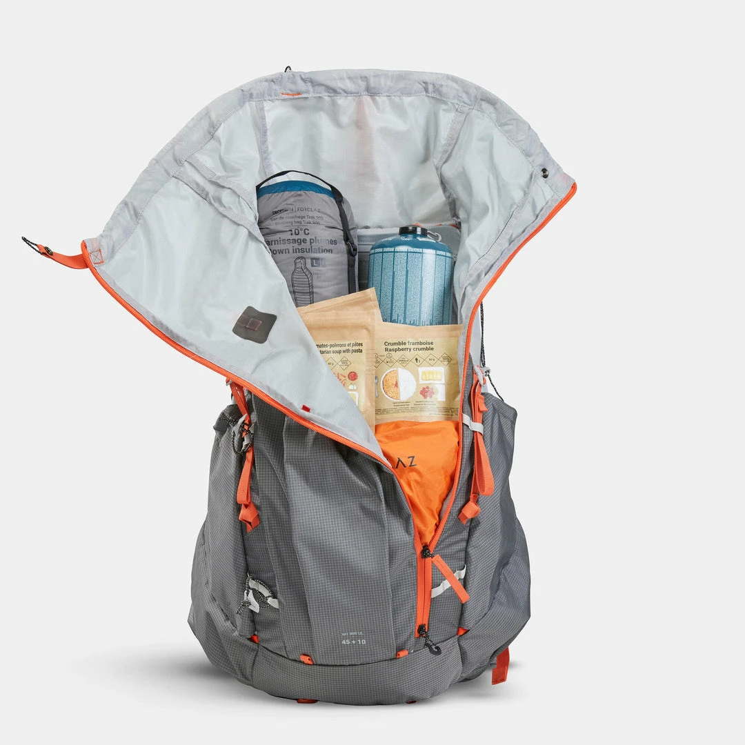 Forclaz Women's MT900 UL Backpacking 45 + 10 L Backpack Hiking Clothing