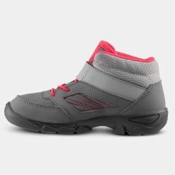 Quechua MH100 Mid, Rip-Tab Hiking Boots, Kids’