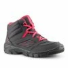 Quechua MH100 Mid, Lace-Up Hiking Boots, Kids’