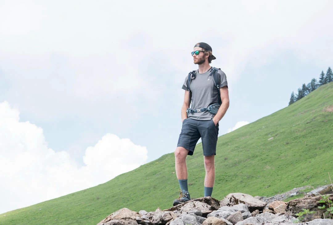 Quechua MH500, Long Hiking Shorts, Men's