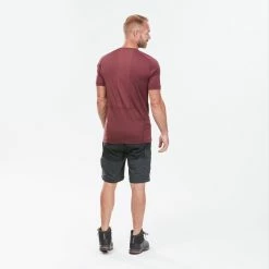 Forclaz Quechua MT100, Durable 2-in-1 Zip-Off Convertible Backpacking Pants, Men's