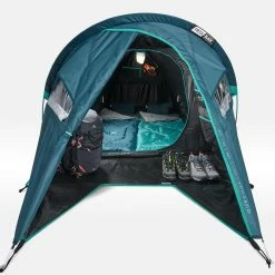 Quechua Fresh & Black MH100 XL, Camping Tent, 2 Person Hiking Clothing