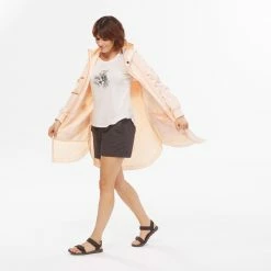 Quechua NH500, Cotton Blend Graphic T-Shirt, Women's Hiking Clothing