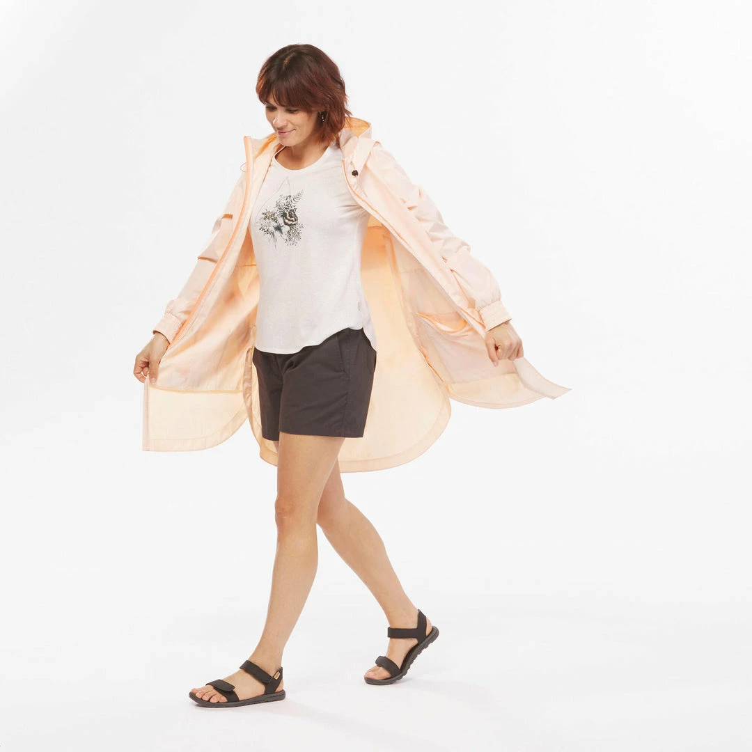 Quechua NH500, Cotton Blend Graphic T-Shirt, Women's Hiking Clothing