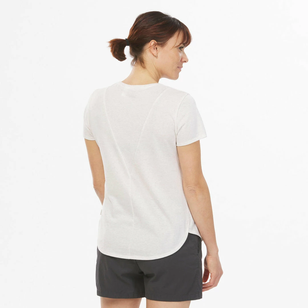 Quechua NH500, Cotton Blend Graphic T-Shirt, Women's Hiking Clothing