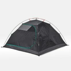 Quechua Fresh & Black MH100 Waterproof Camping Tent 3 Person Hiking Clothing