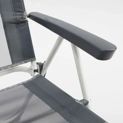 Quechua Hiking Clothing Comfort, Reclinable Folding Steel Camping Chair