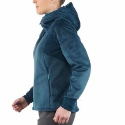 Quechua Women's Mountain Hiking Fleece Jacket Forclaz 500 Hiking Clothing