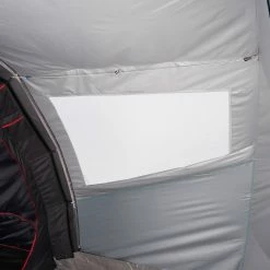 Quechua Air Seconds Fresh & Black, Inflatable Waterproof Family Camping Tent, 5 Person 2 Room Hiking Clothing