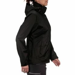 Quechua Women's Hiking Waterproof Rain Jacket Arpenaz 300 Hiking Clothing