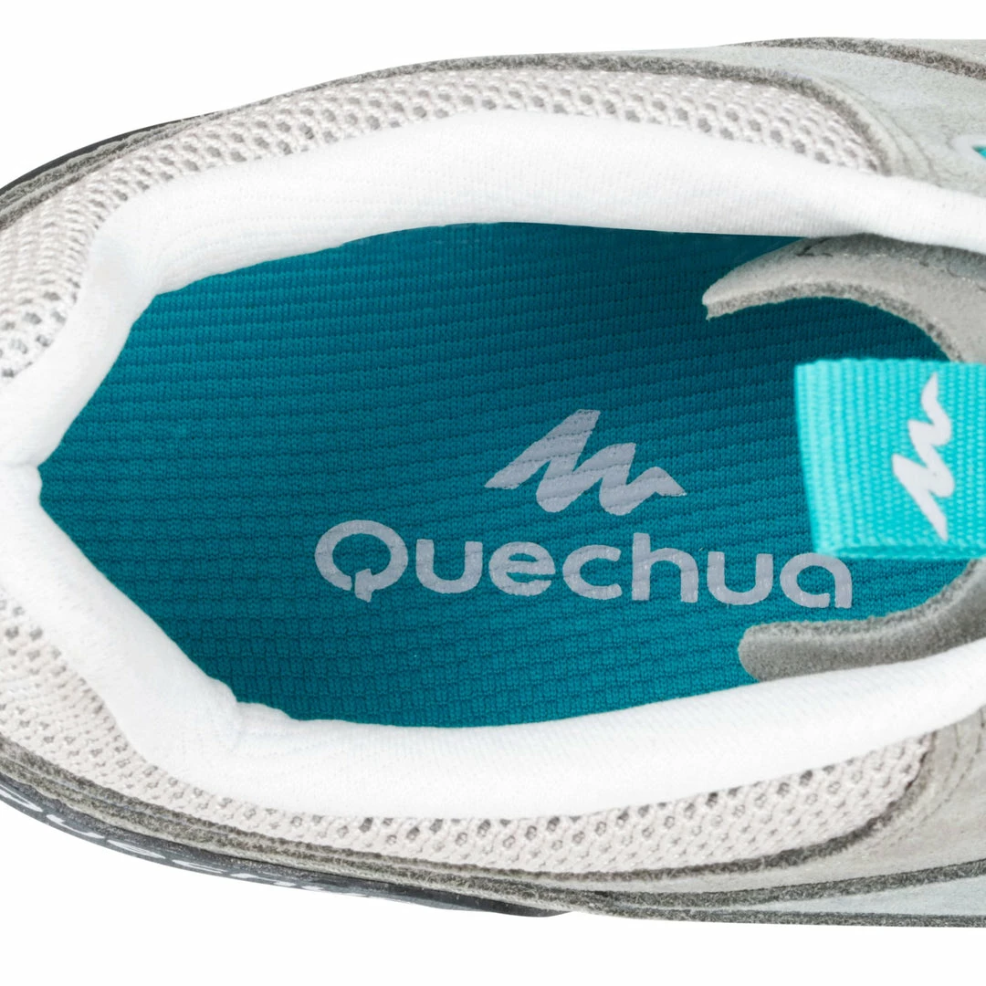Quechua Hiking Clothing Women's Nature Hiking Leather Shoes NH500